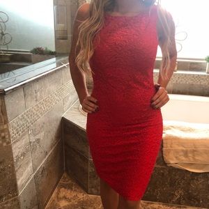 Bebe red dress